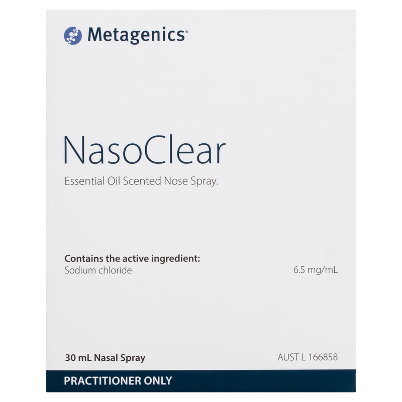 Metagenics NasoClear Nasal Spray 30mL Mt Eliza Natural Therapies